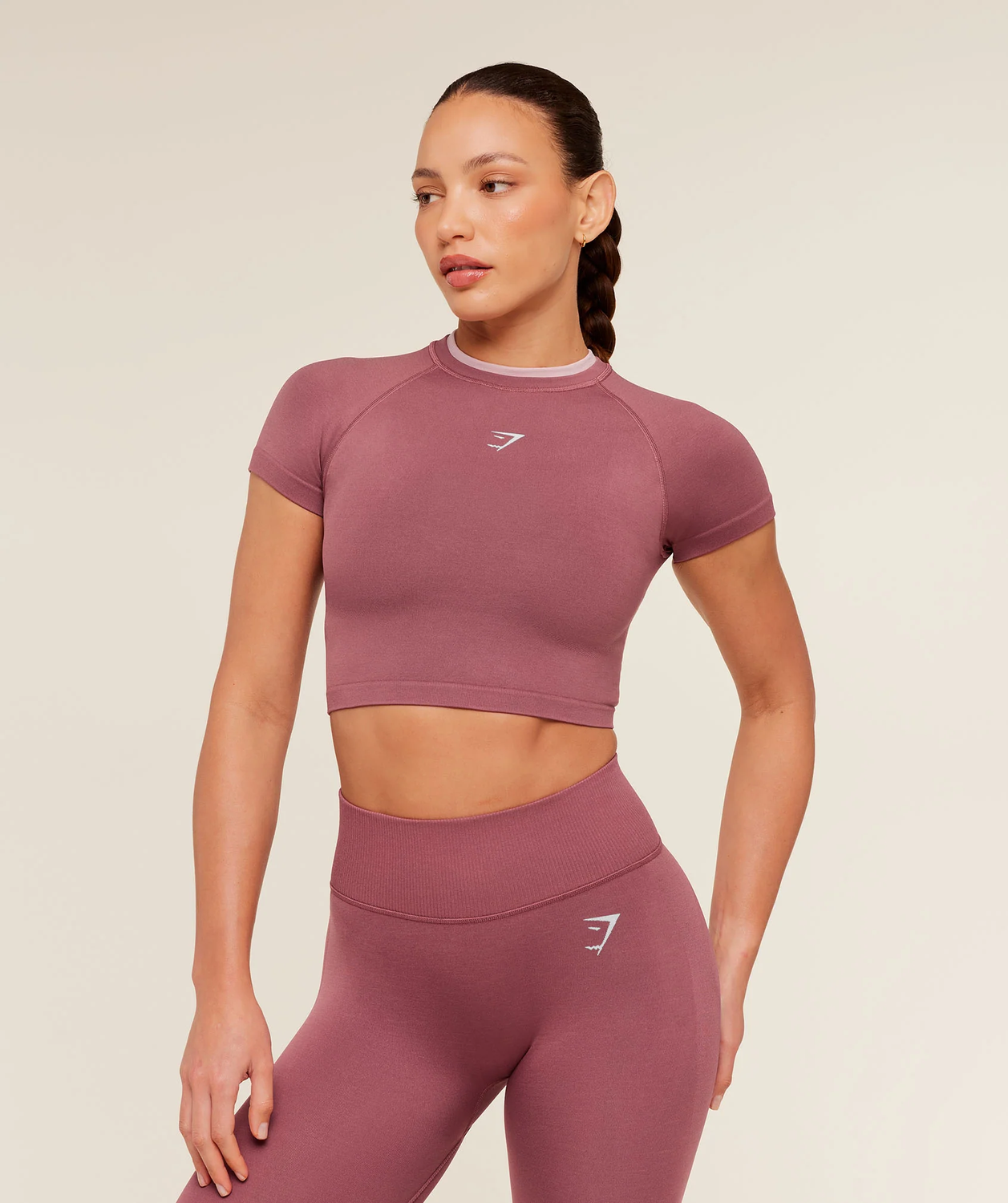 Interval Seamless Short Sleeve Crop Top