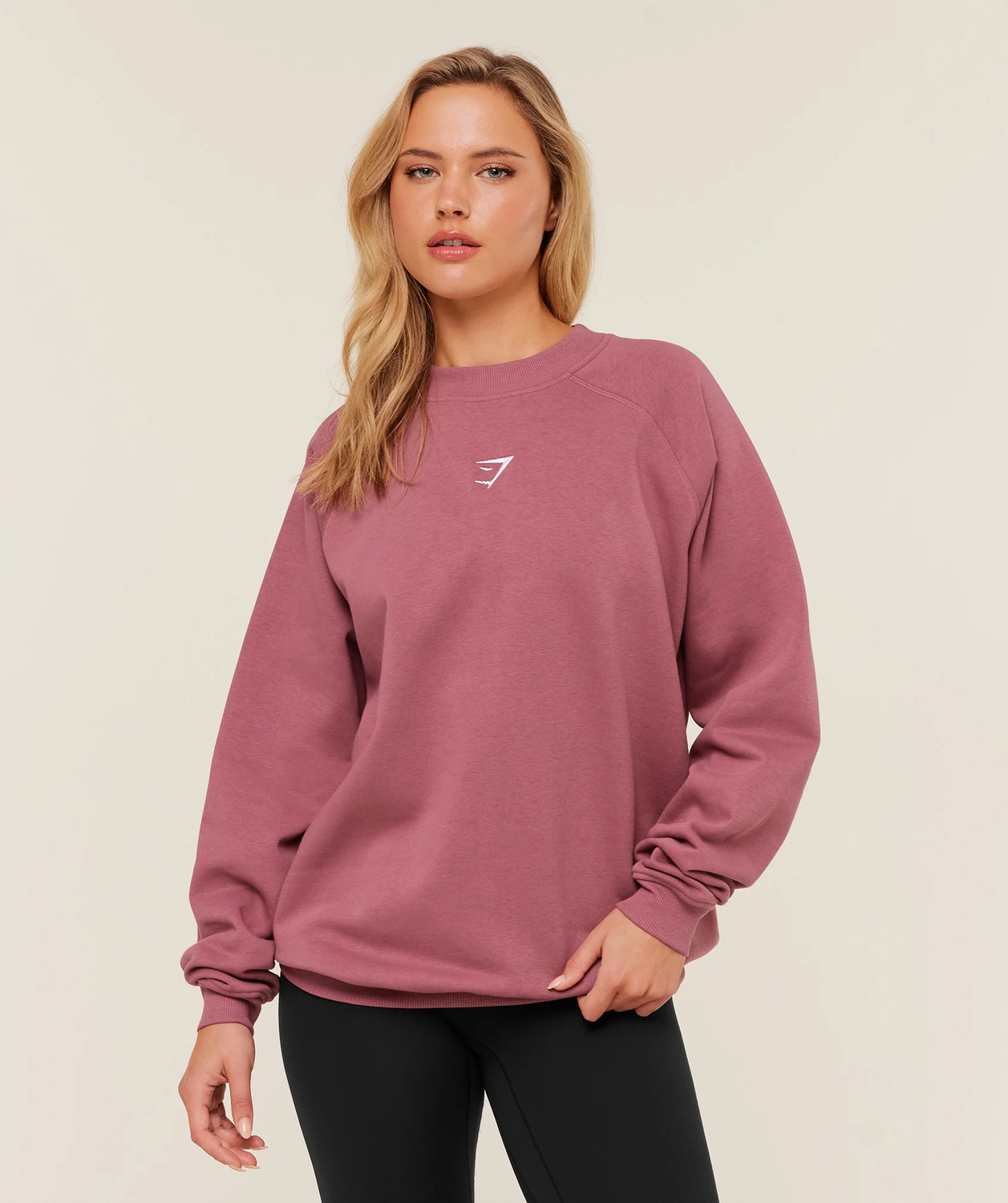 Training Oversized Fleece Sweatshirt Oversized Fit