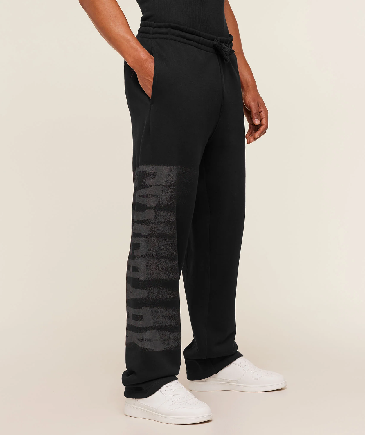 Fade Graphic Straight Leg Pants Oversized Fit