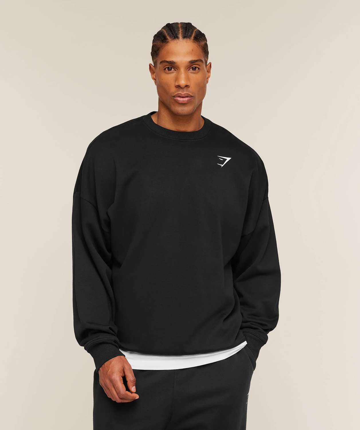 Oversized Crest Crew