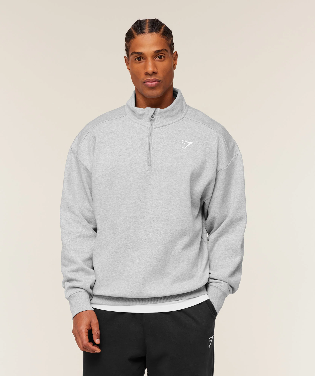 Crest 1/4 Zip Oversized Fit