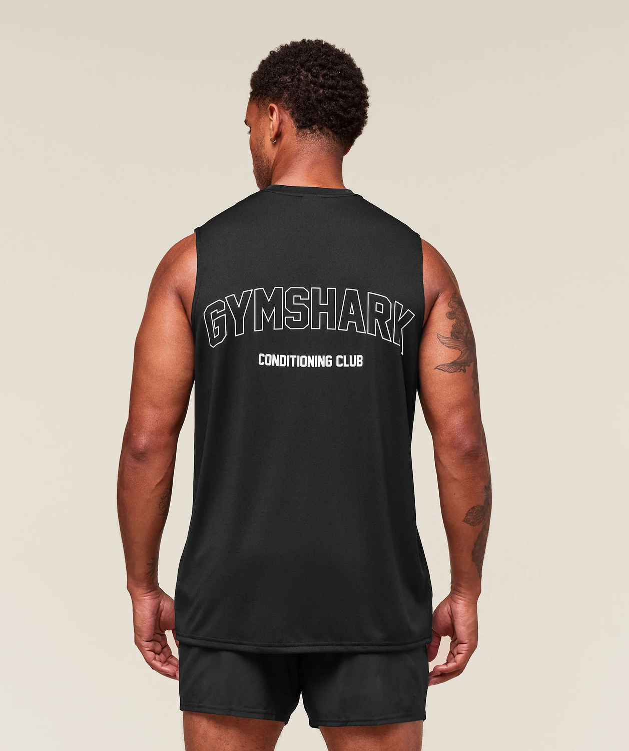 Hybrid Athlete Cut Off Tank Oversized Fit