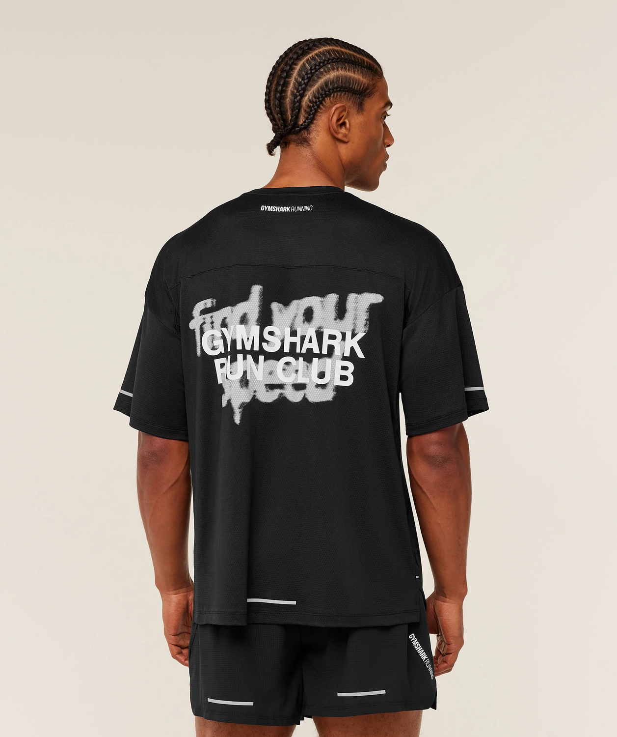 Running Graphic T-Shirt Oversized Fit