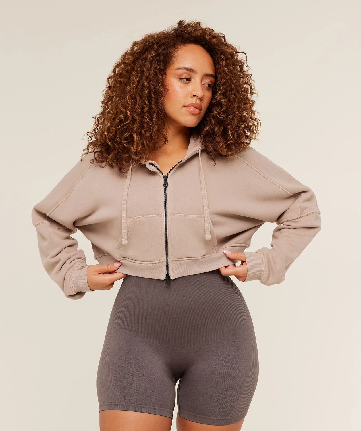Pump Zip Through Hoodie Oversized Fit