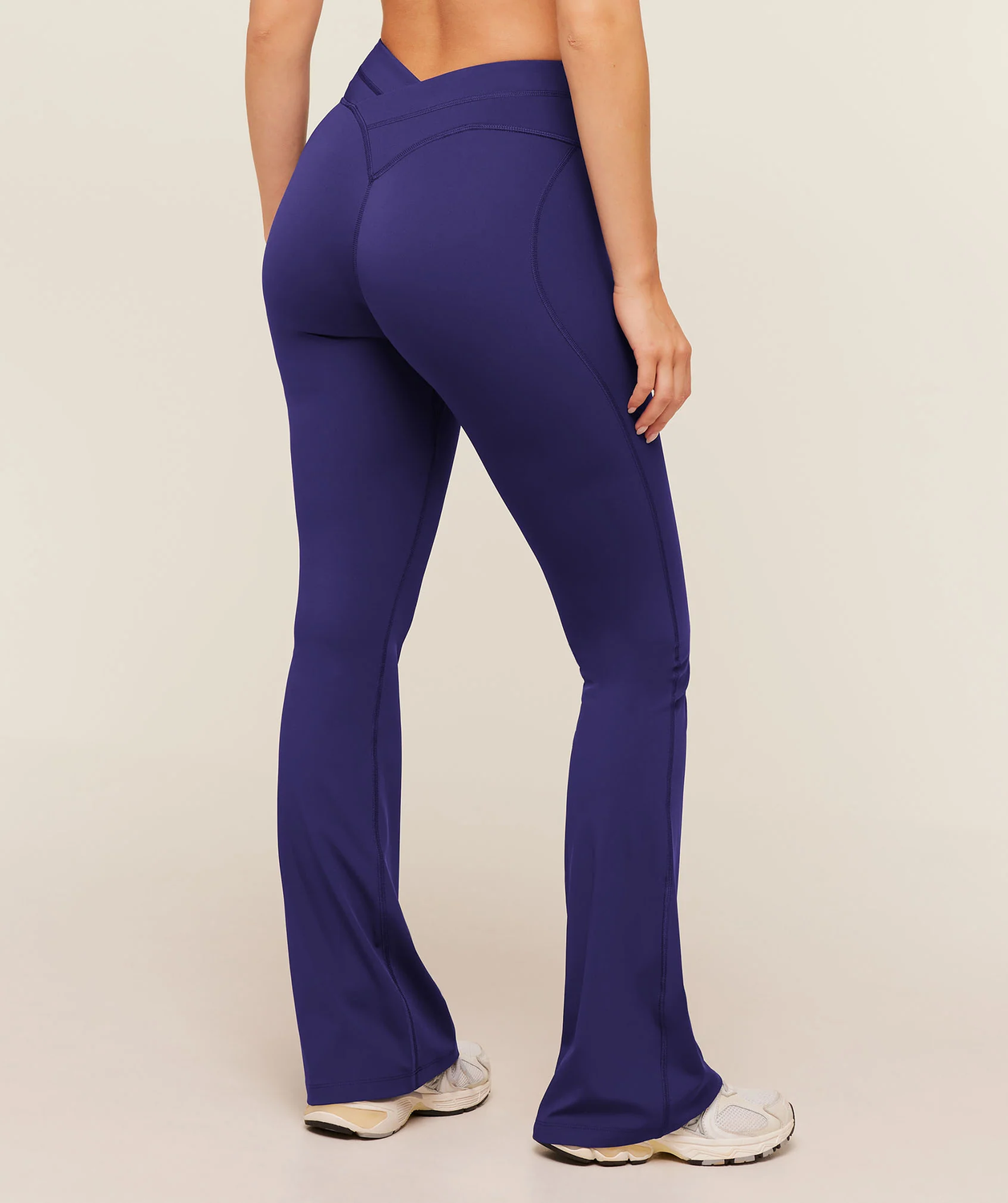 Crossover Back Flared Leggings Regular