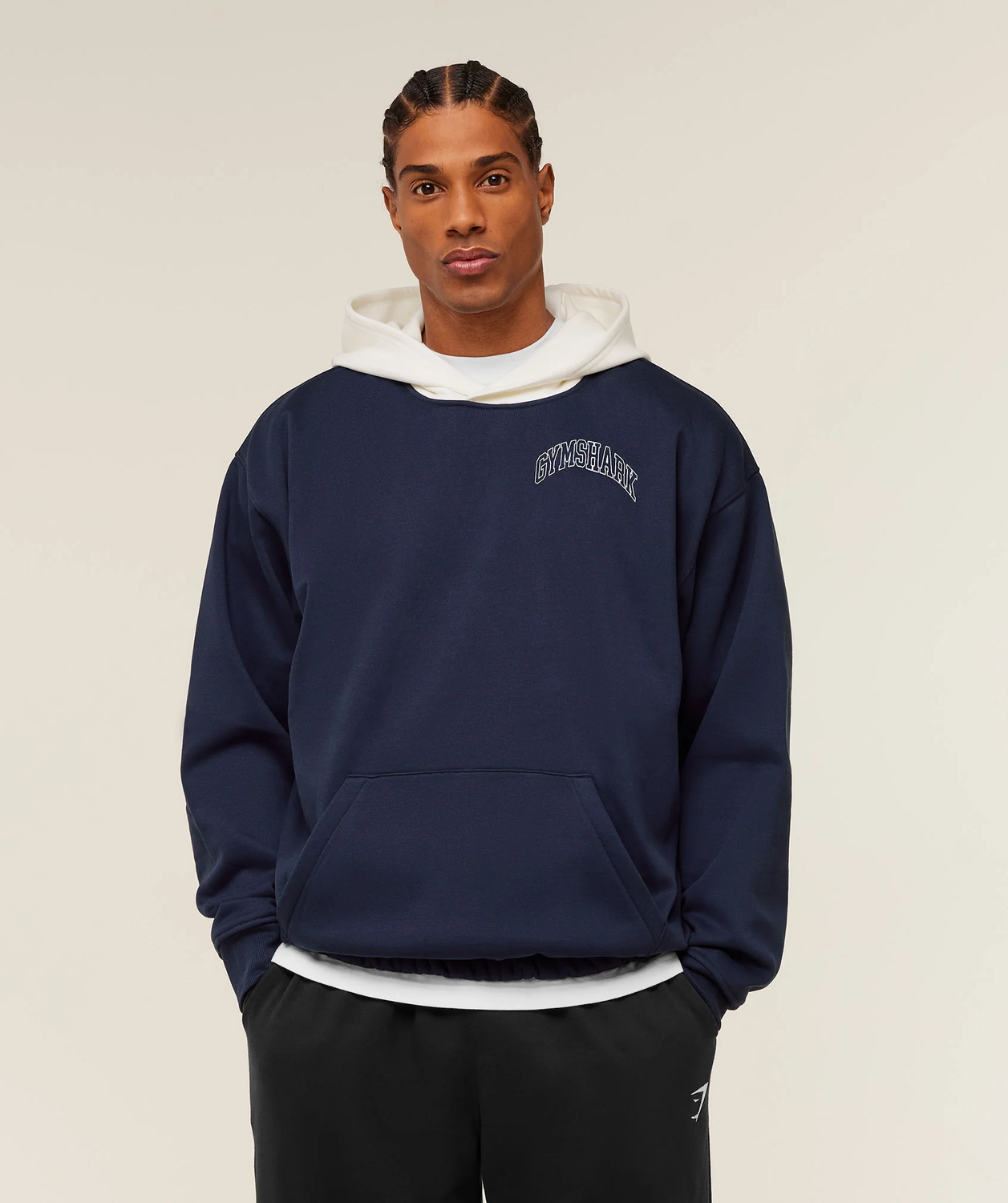 Collegiate Tech Hoodie Oversized Fit