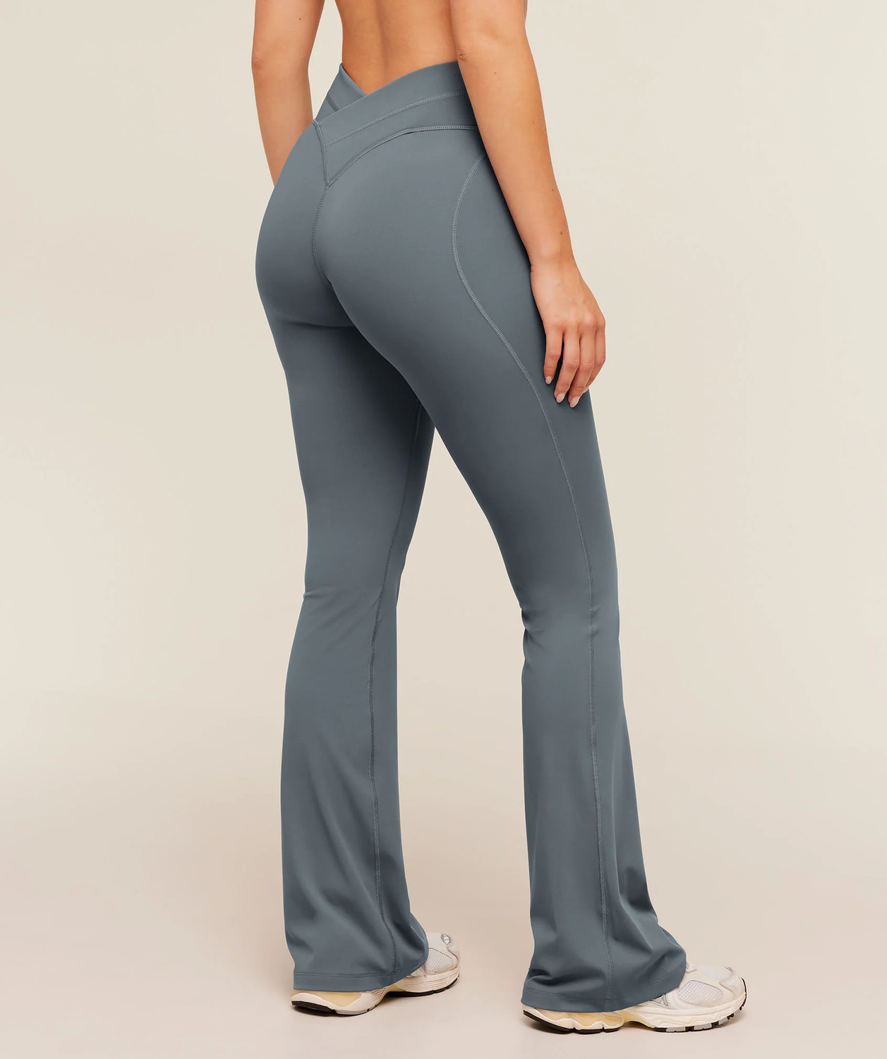 Crossover Back Flared Leggings Regular