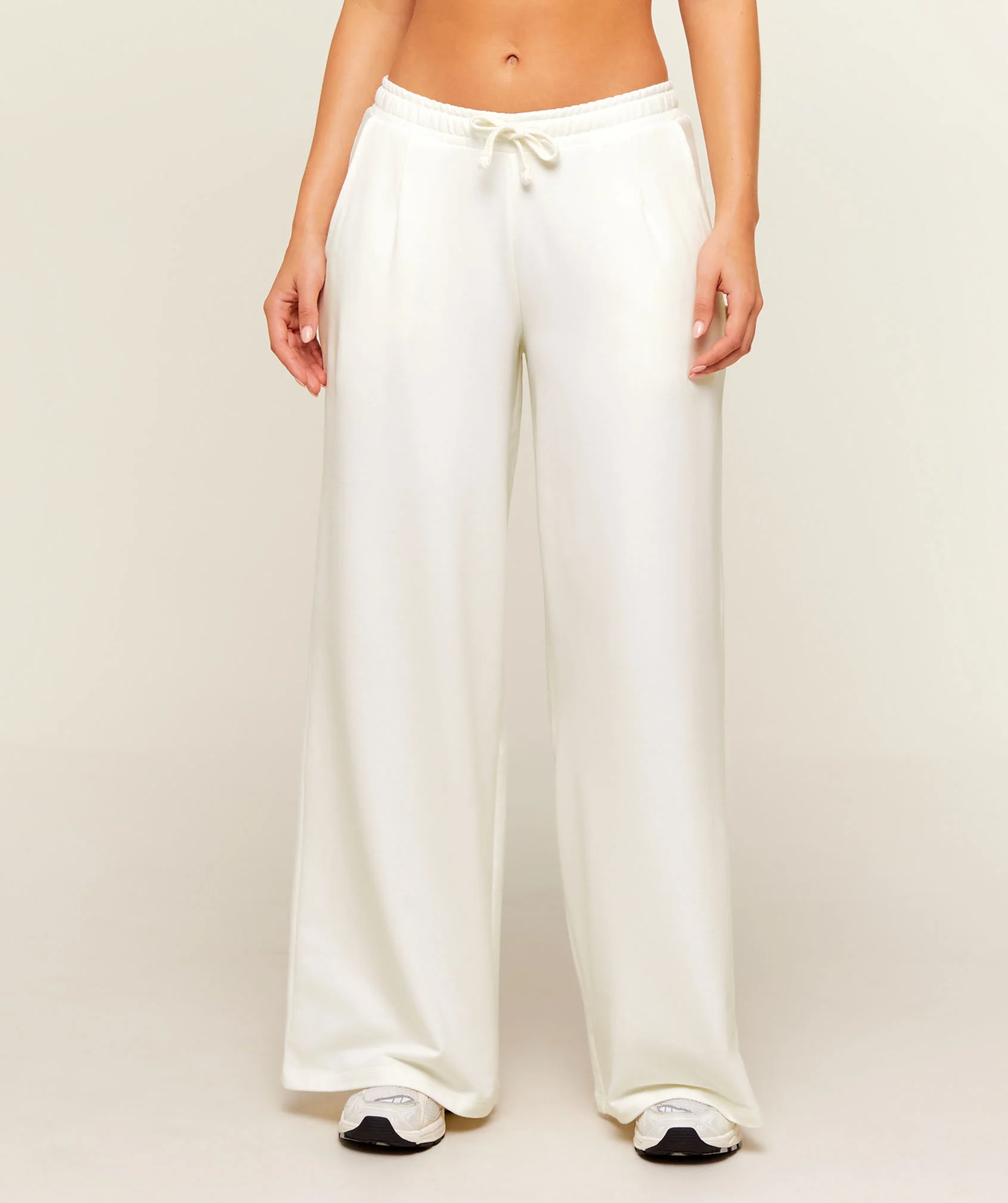 Lightweight Wide Leg Pants Regular Oversized Fit