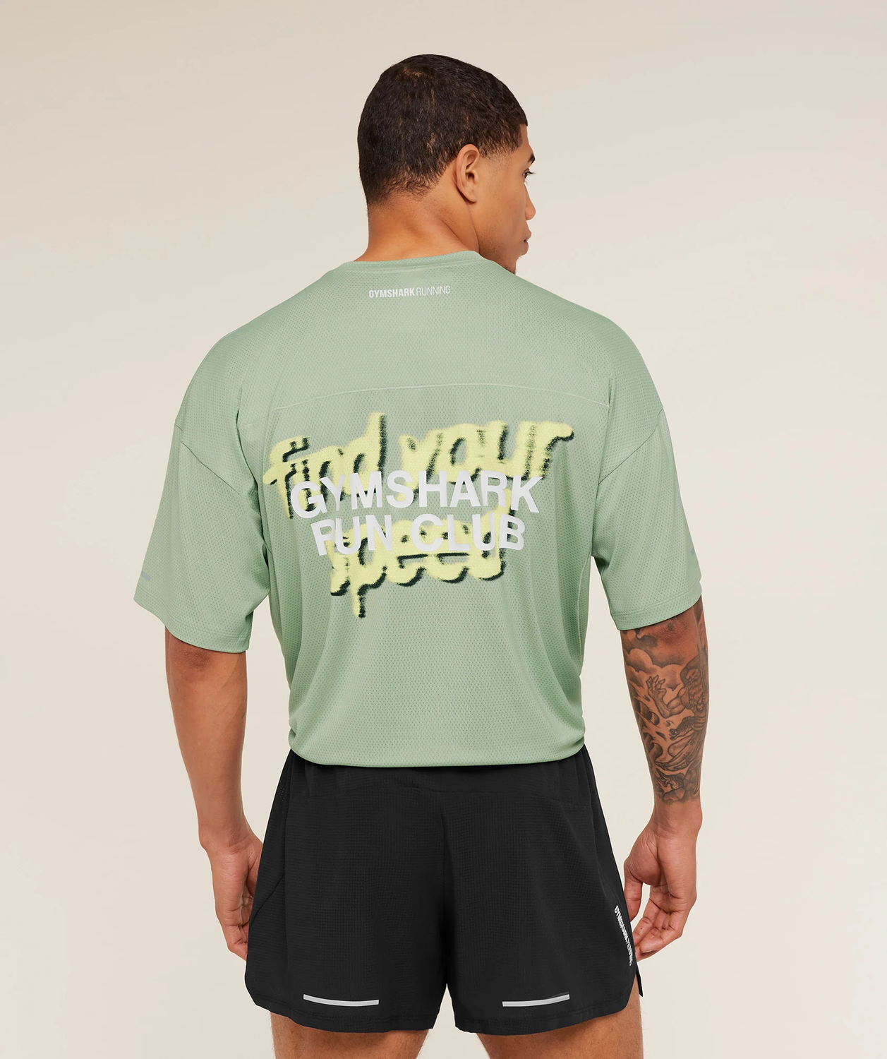 Running Graphic T-Shirt Oversized Fit