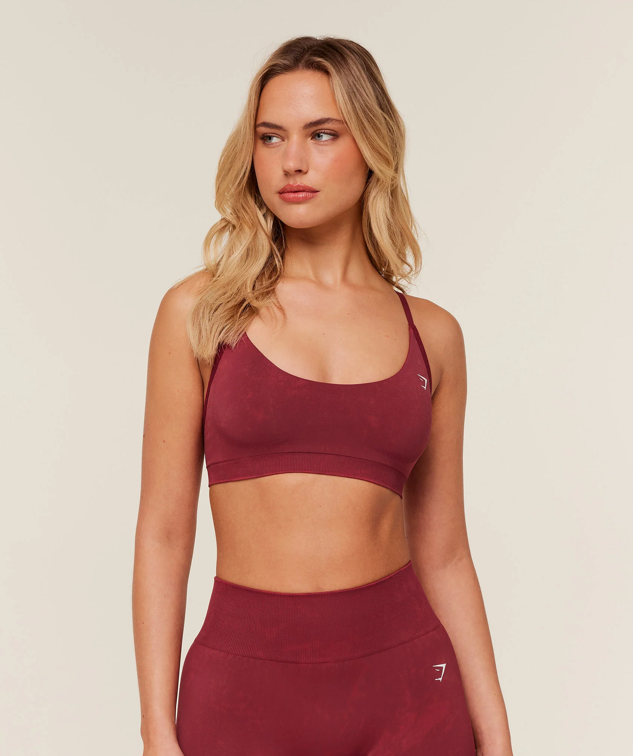 Washed Sports Bra Light Support