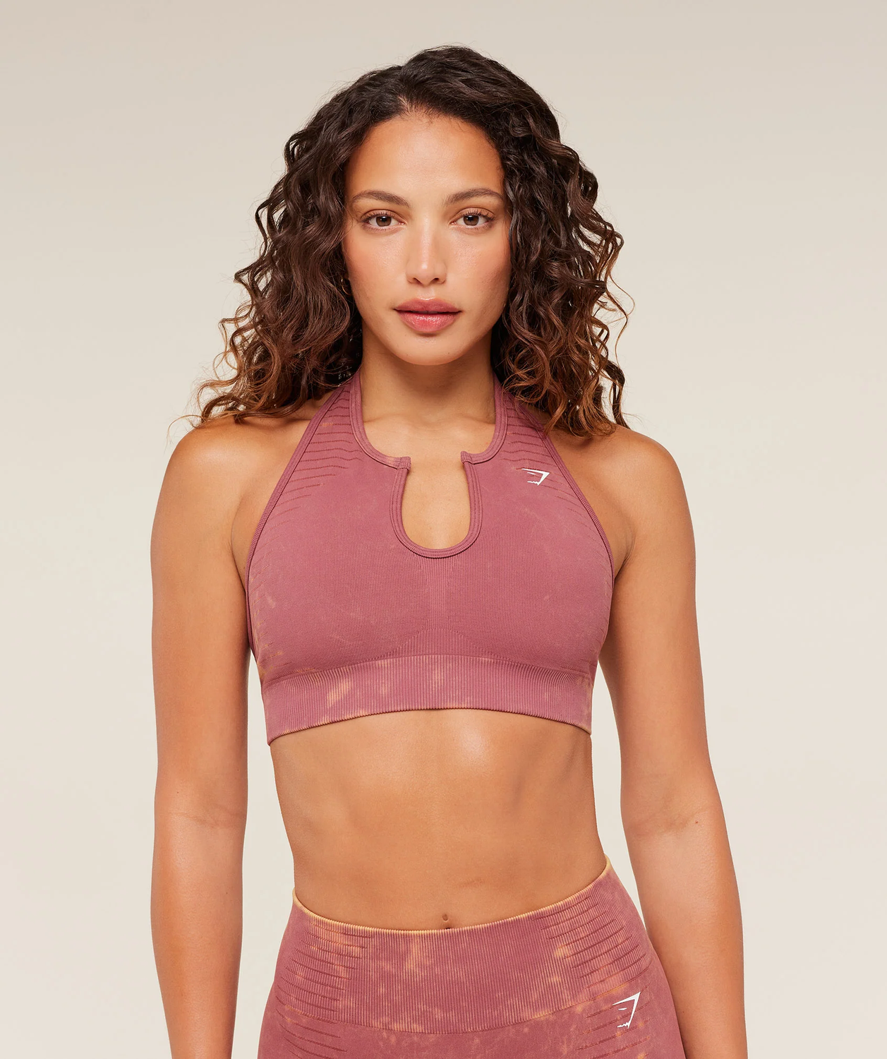 Steel Seamless Halter Neck Bra Light Support