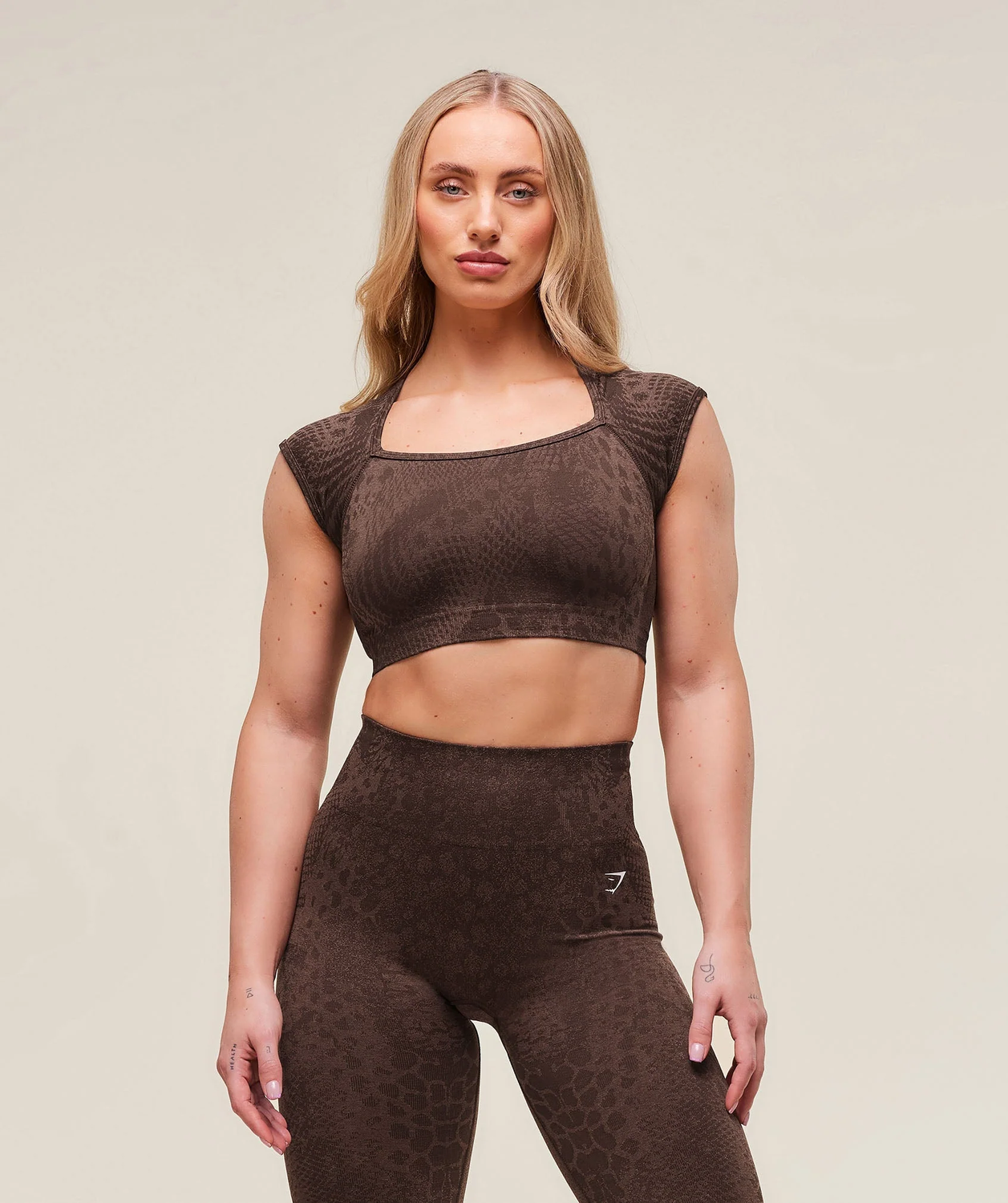 Adapt Animal X Whitney Seamless Crop Top *Final Sale - Non Returnable*