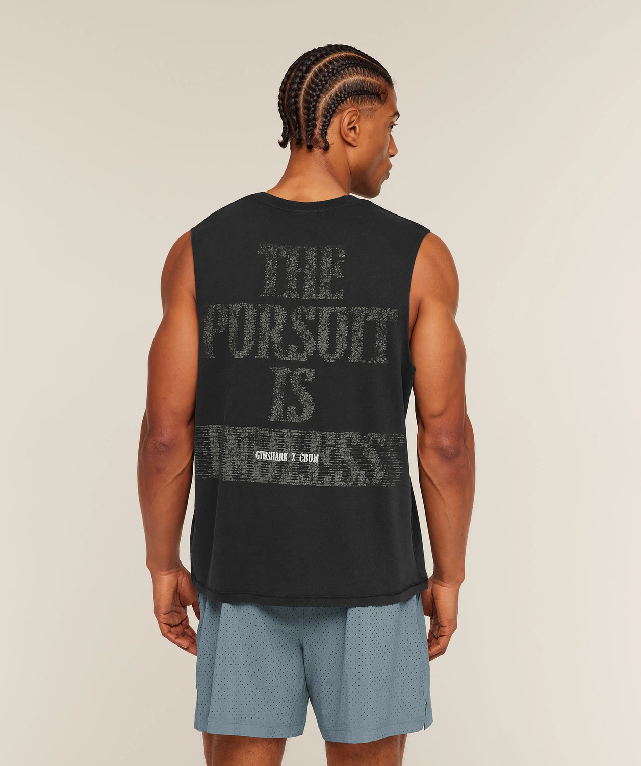 Gymshark X Cbum Washed Sleeveless T-Shirt Oversized Fit