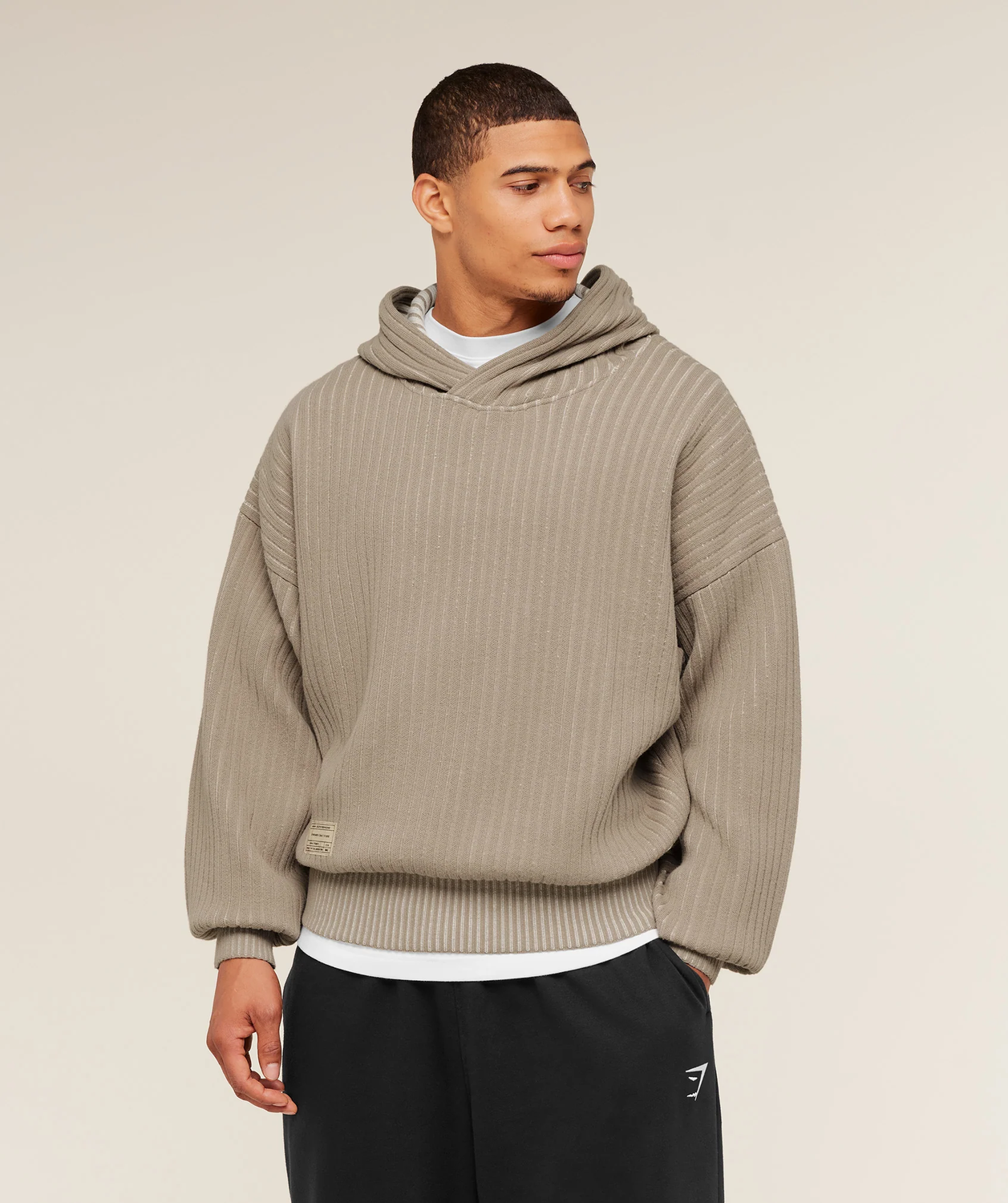 Gymshark X Saalt Studios Knitted Hoodie Oversized Fit