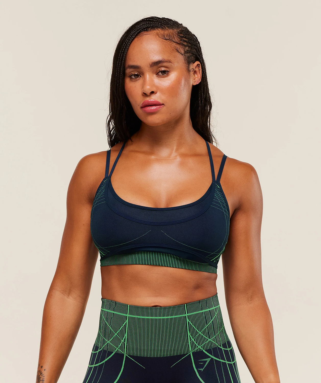 Apex Seamless Strappy Sports Bra Light Support