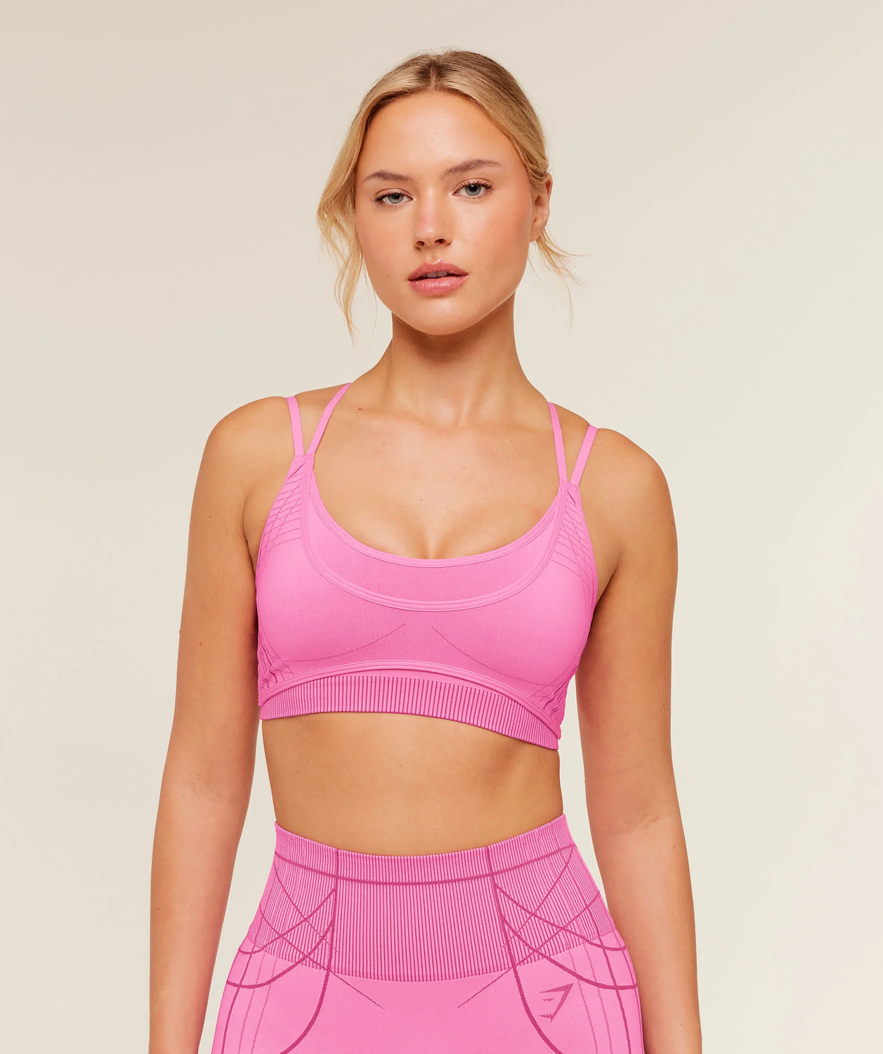 Apex Seamless Strappy Sports Bra Light Support