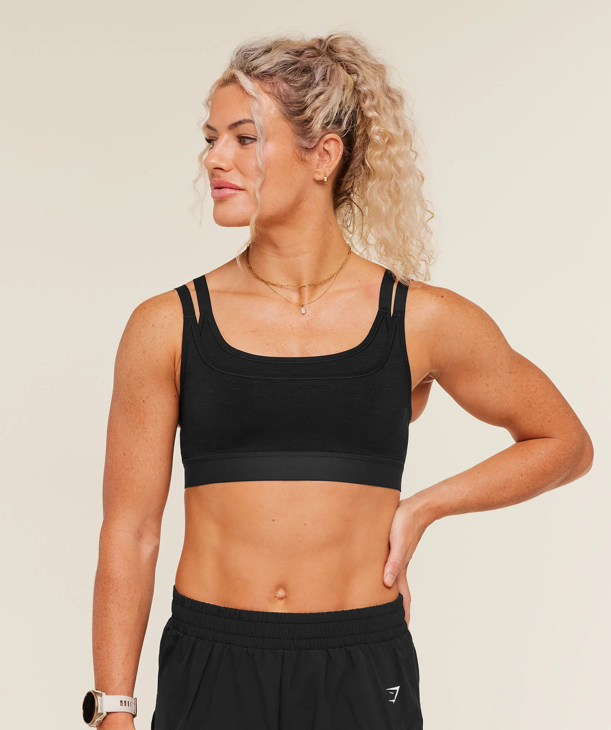 Interval Seamless Medium Support Sports Bra
