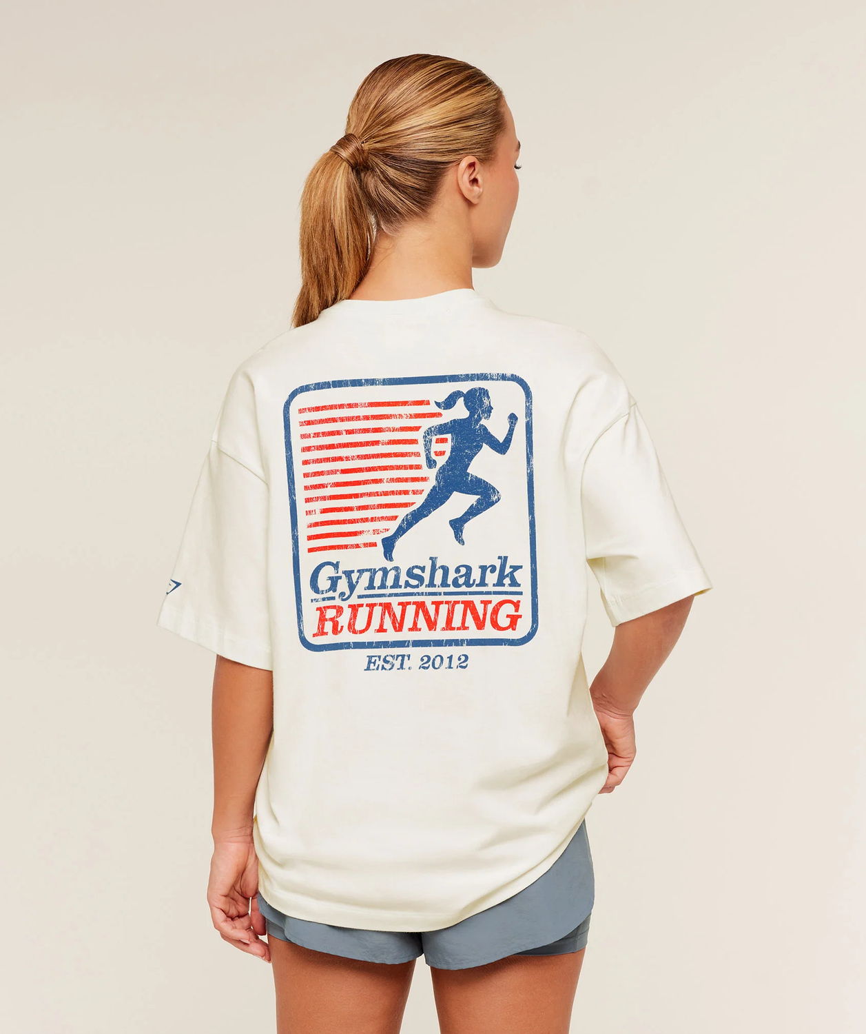Run Club Graphic Short Sleeve T-Shirt Oversized Fit