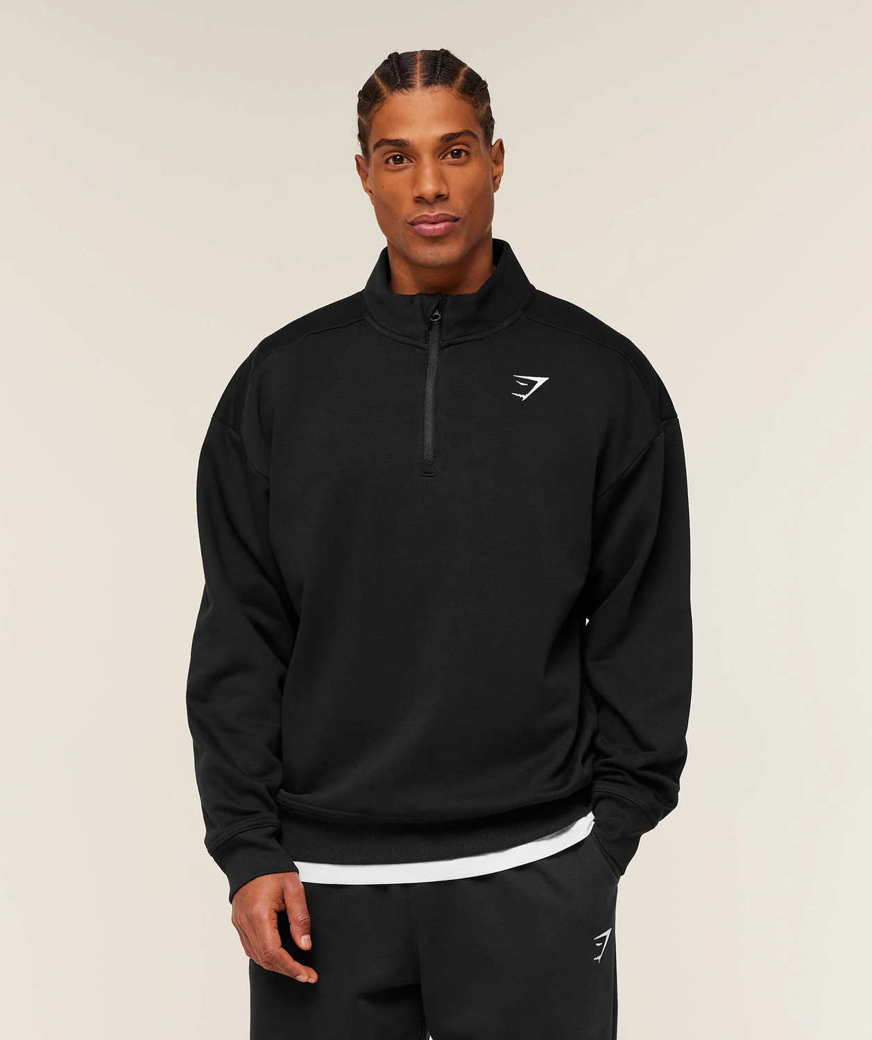 Crest 1/4 Zip Oversized Fit