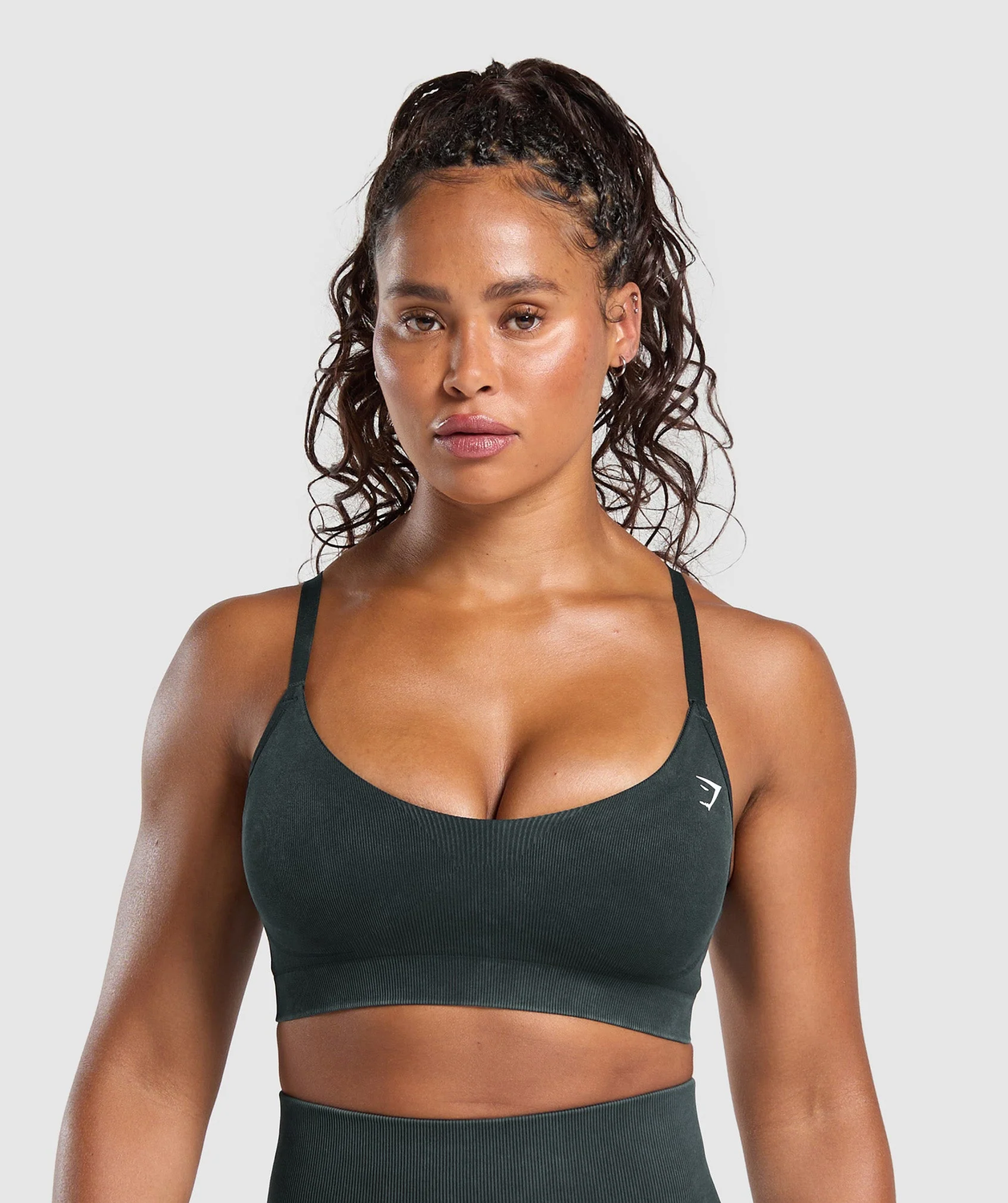 Gains Seamless Washed Sports Bra Light Support