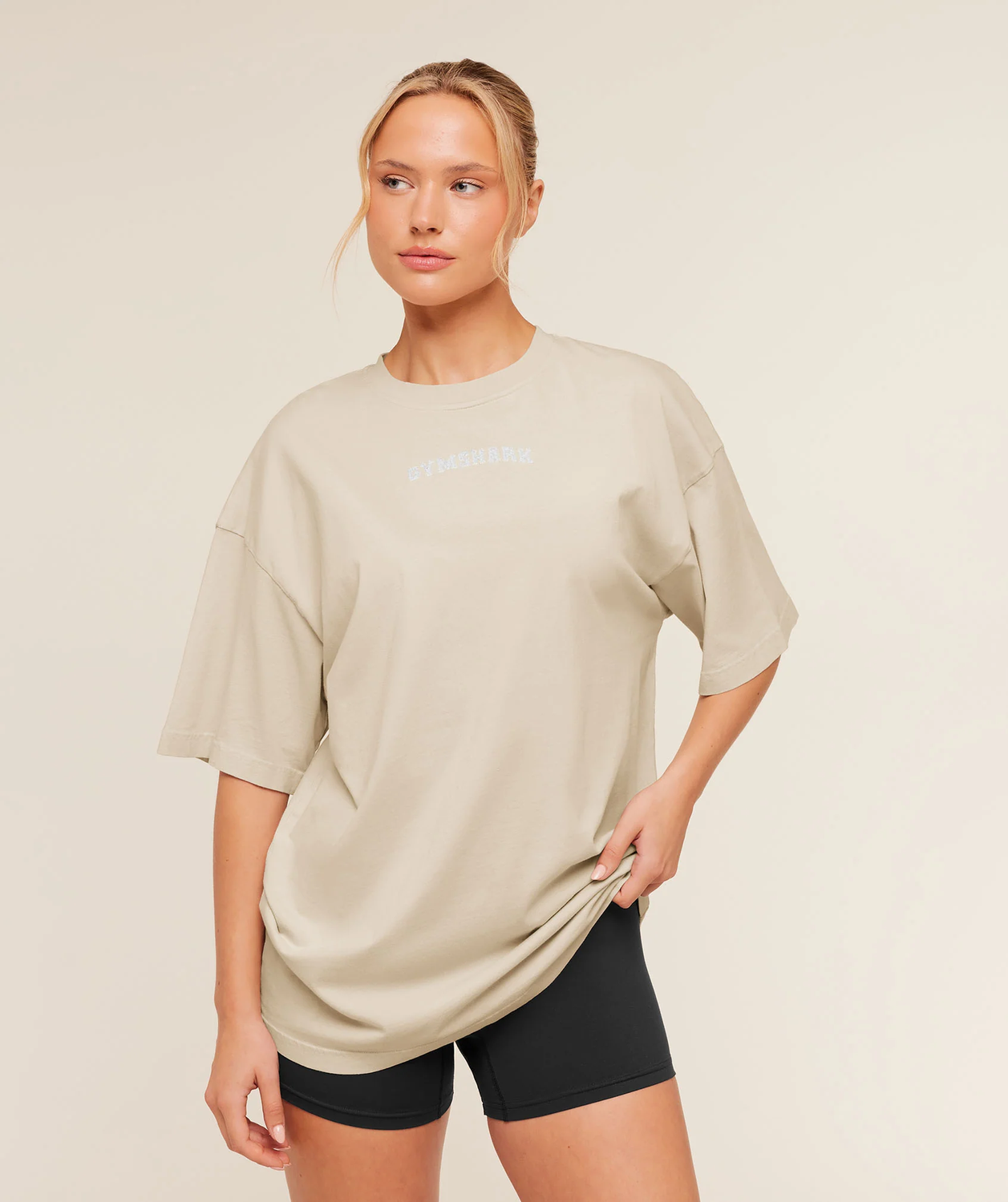 Chainstitch Graphic Short Sleeve T-Shirt Oversized Fit