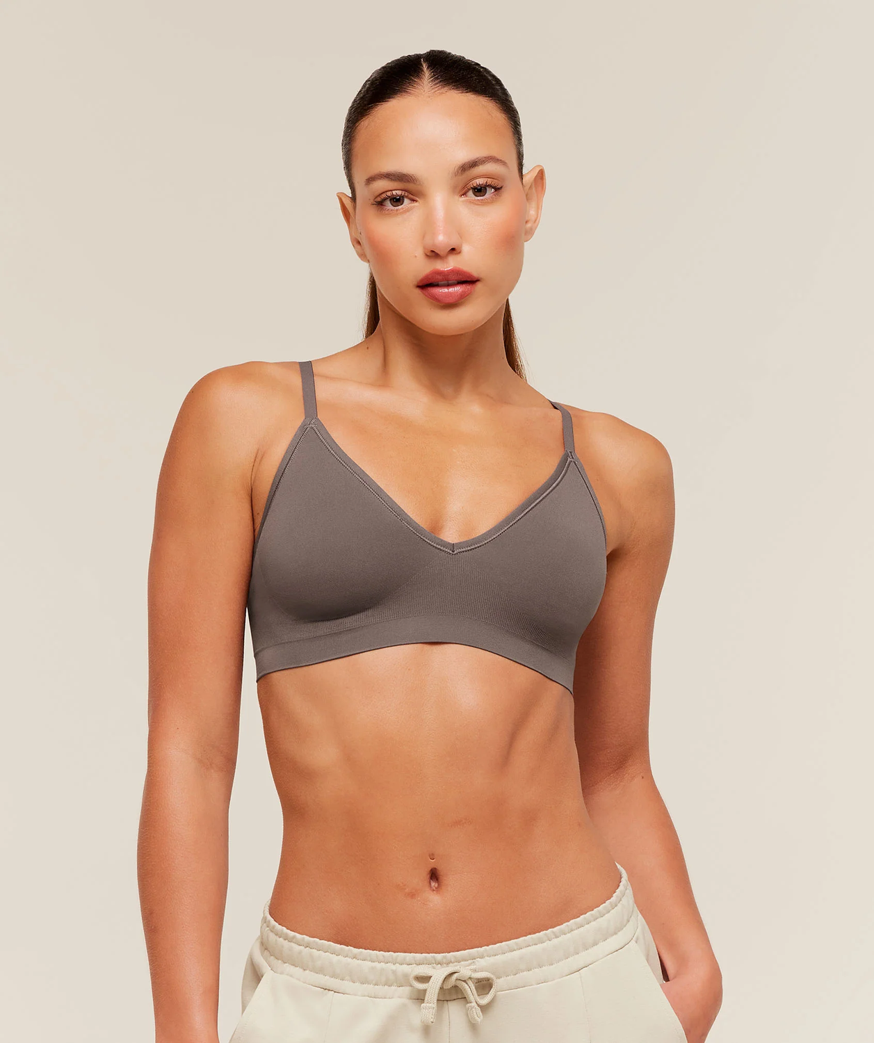 Featherform V-Neck Bralette
