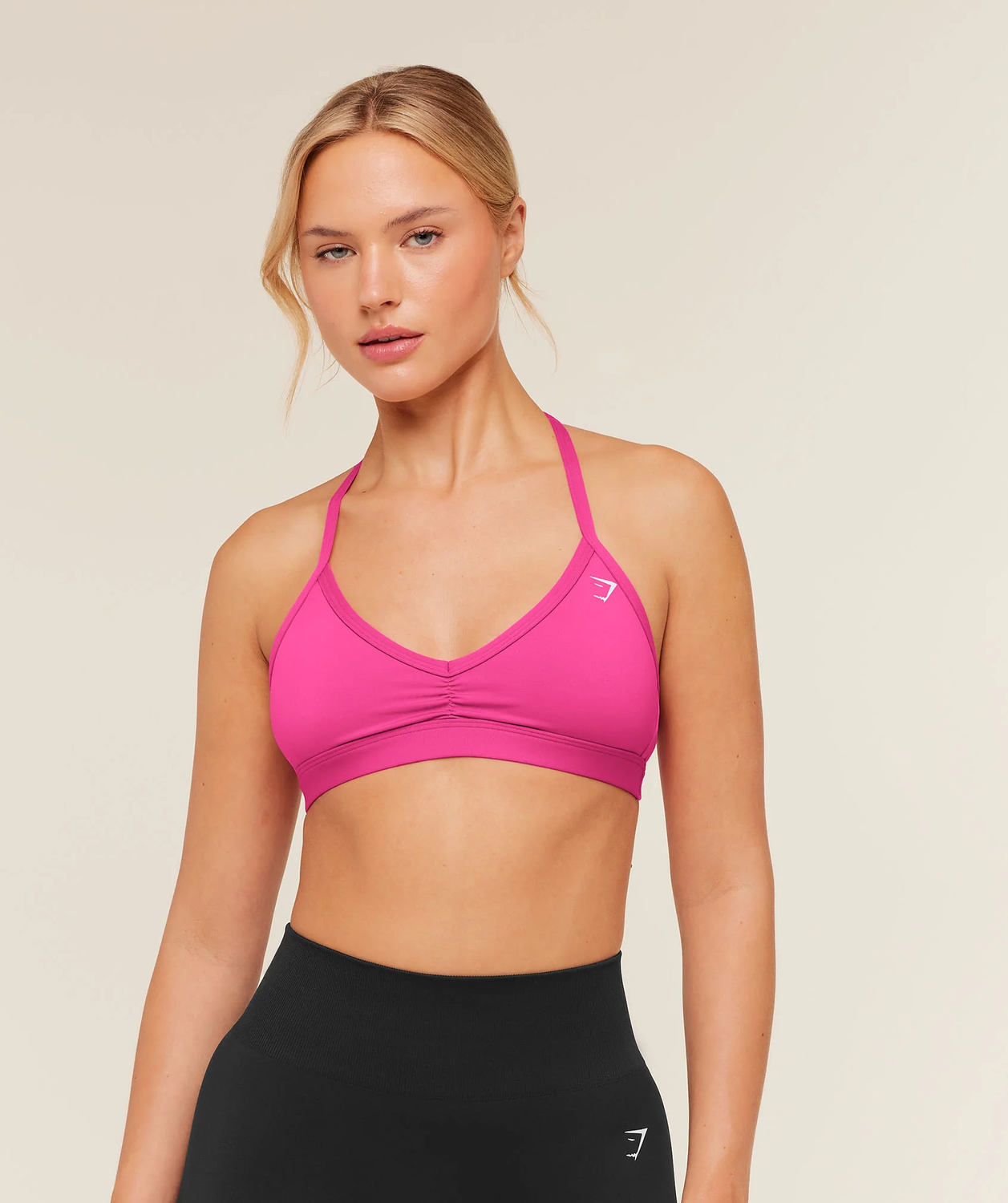 Minimal Halterneck Sports Bra Light Support