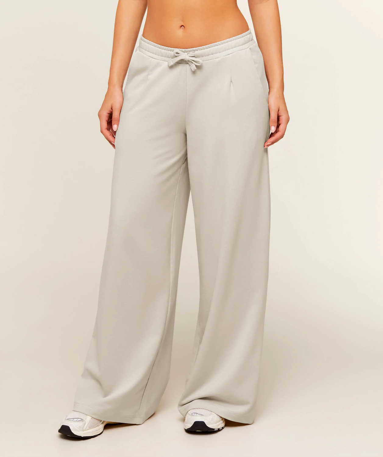 Lightweight Wide Leg Pants Regular Oversized Fit
