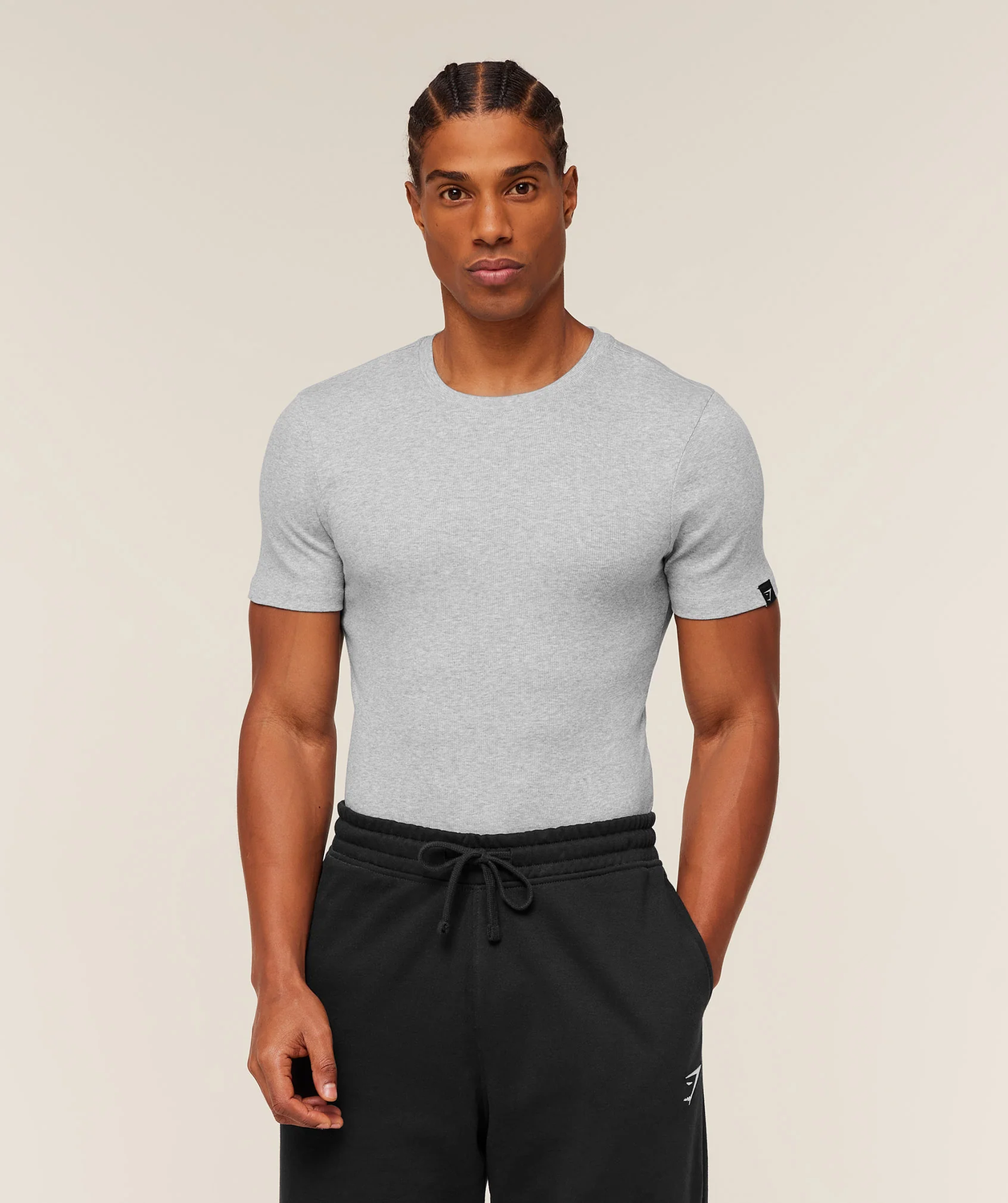 Ribbed T-Shirt Muscle Fit