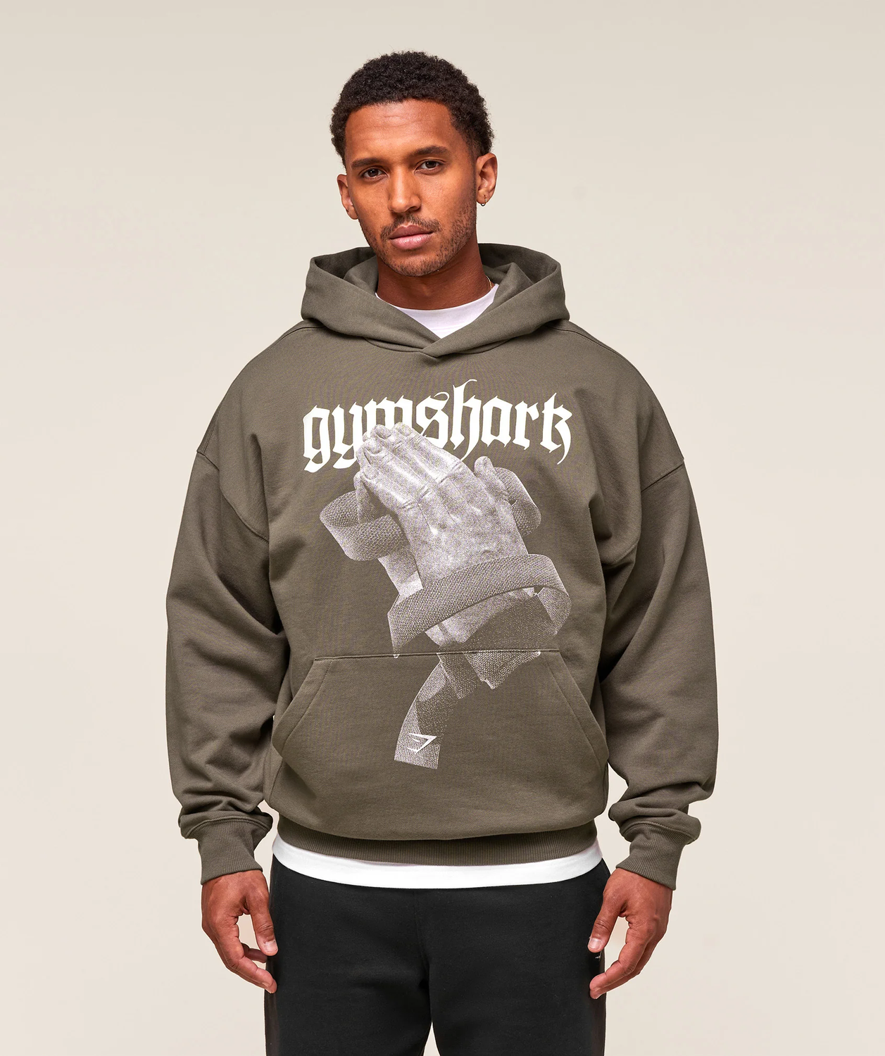 Prayer Hands Hoodie Extreme Oversized Fit