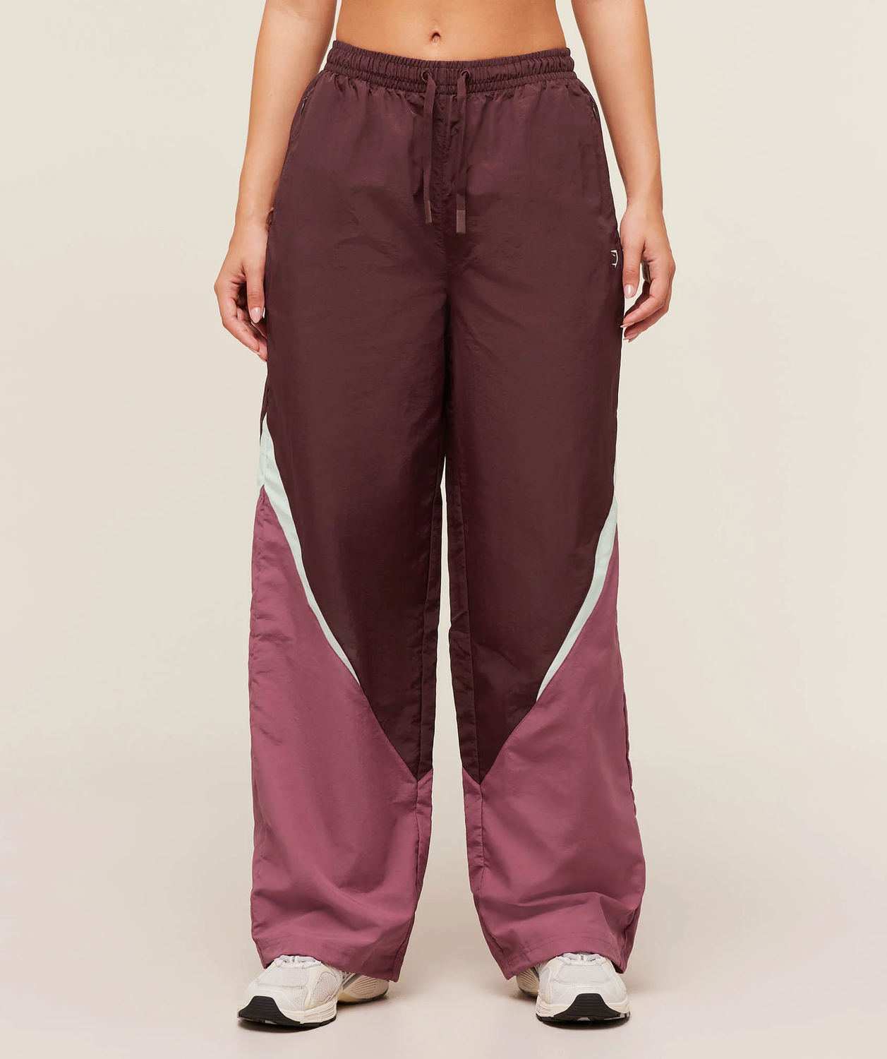 Contrast Track Pants Oversized Fit
