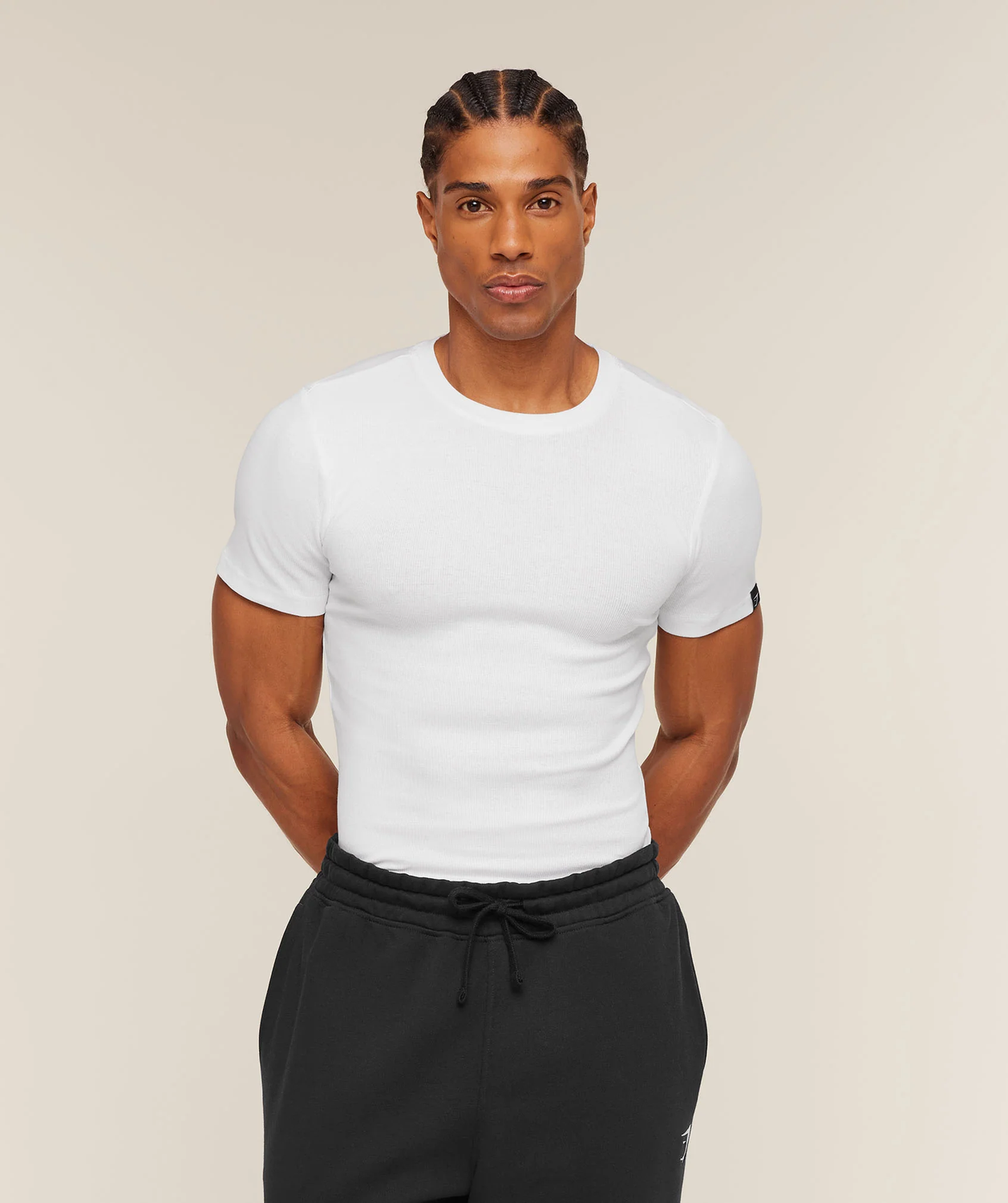 Ribbed T-Shirt Muscle Fit