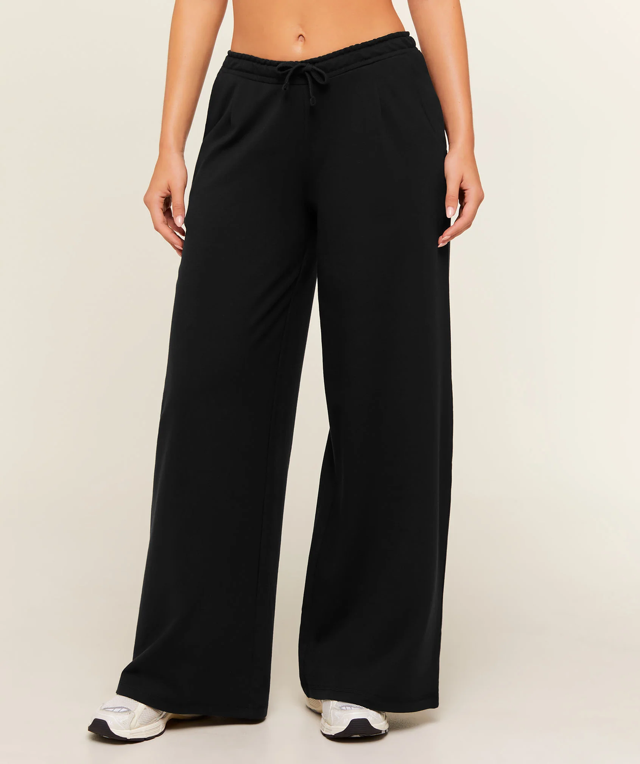 Lightweight Wide Leg Pants Regular Oversized Fit