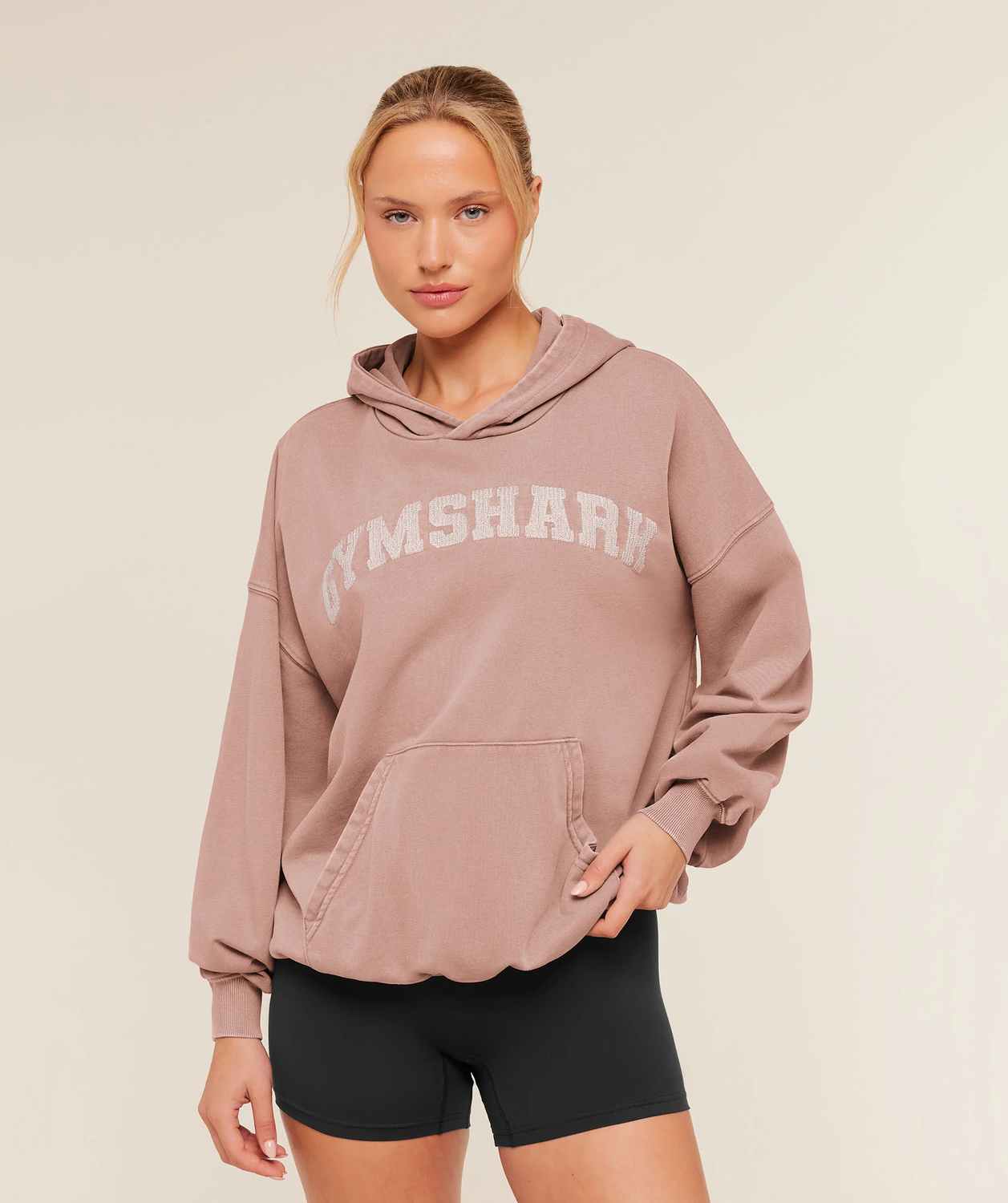 Chainstitch Graphic Hoodie Oversized Fit