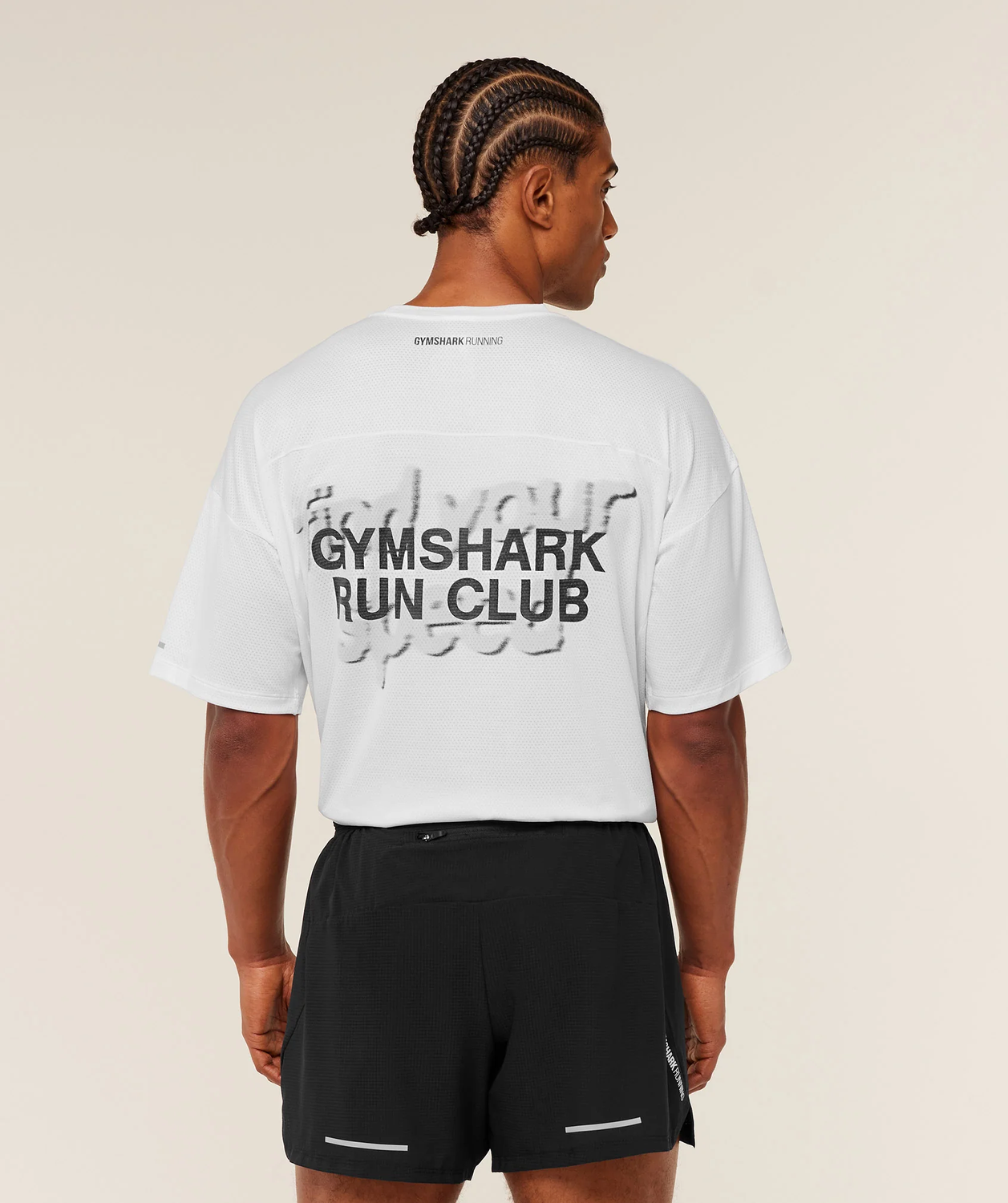 Running Graphic T-Shirt Oversized Fit