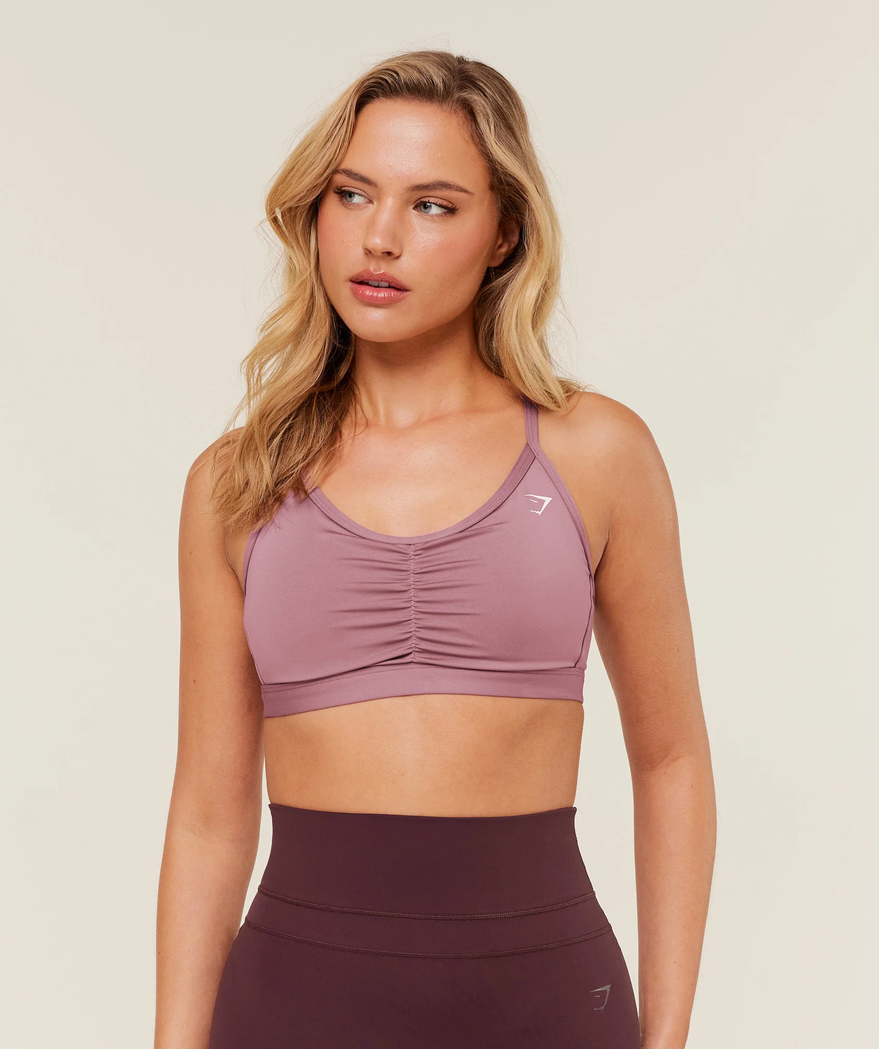 Ruched Sports Bra Medium Support