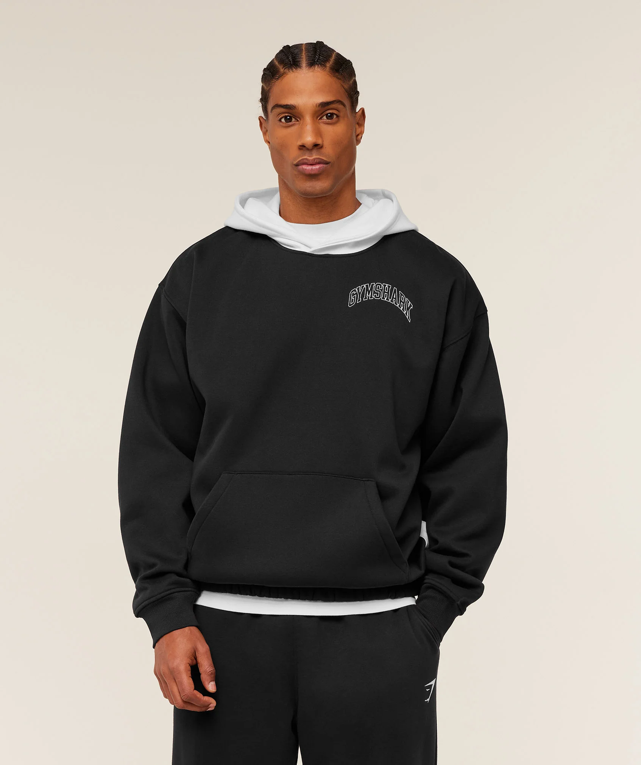 Collegiate Tech Hoodie Oversized Fit