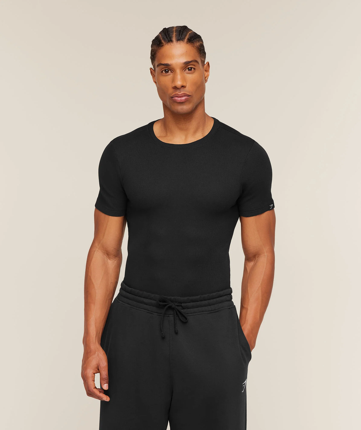 Ribbed T-Shirt Muscle Fit
