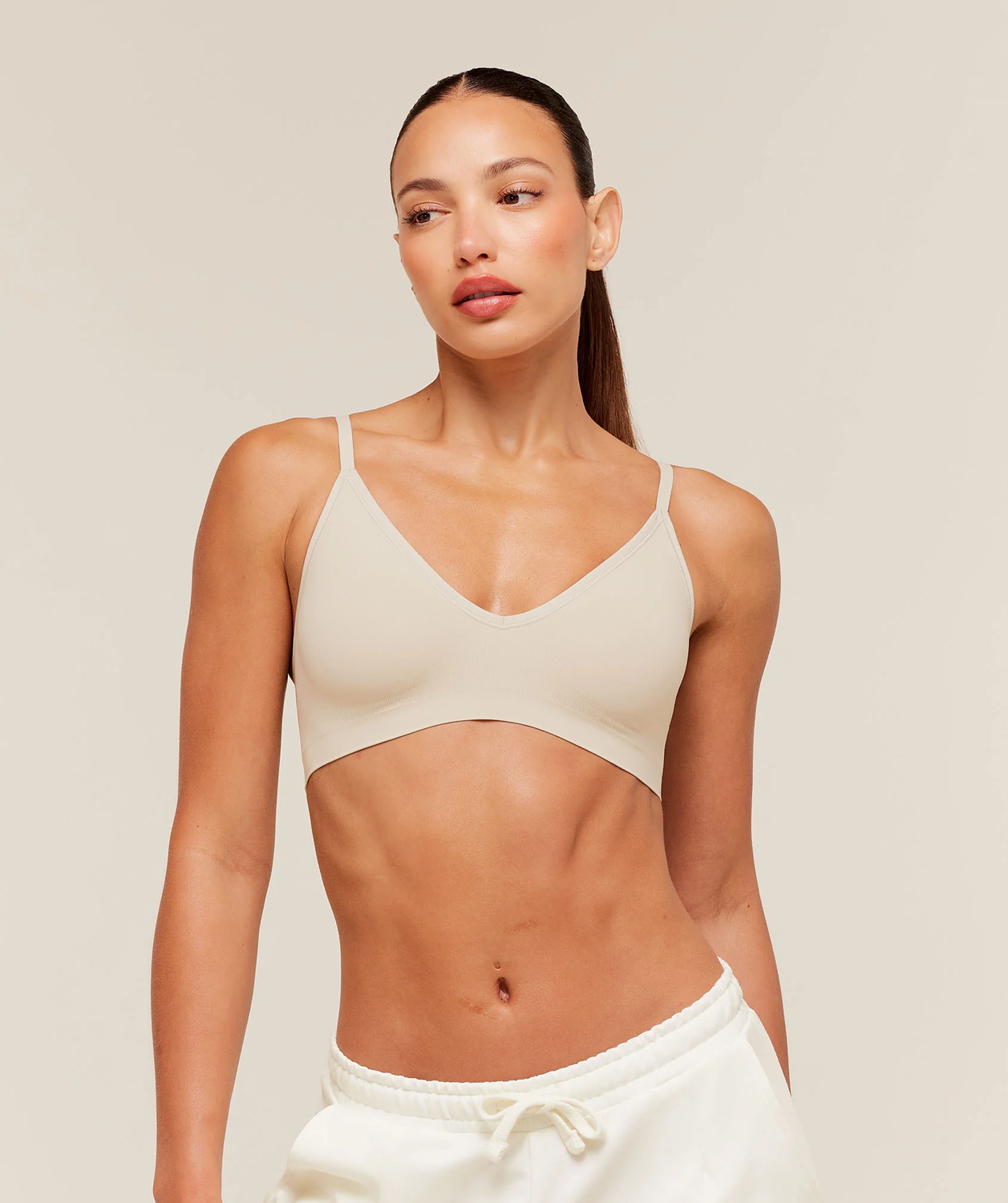 Featherform V-Neck Bralette