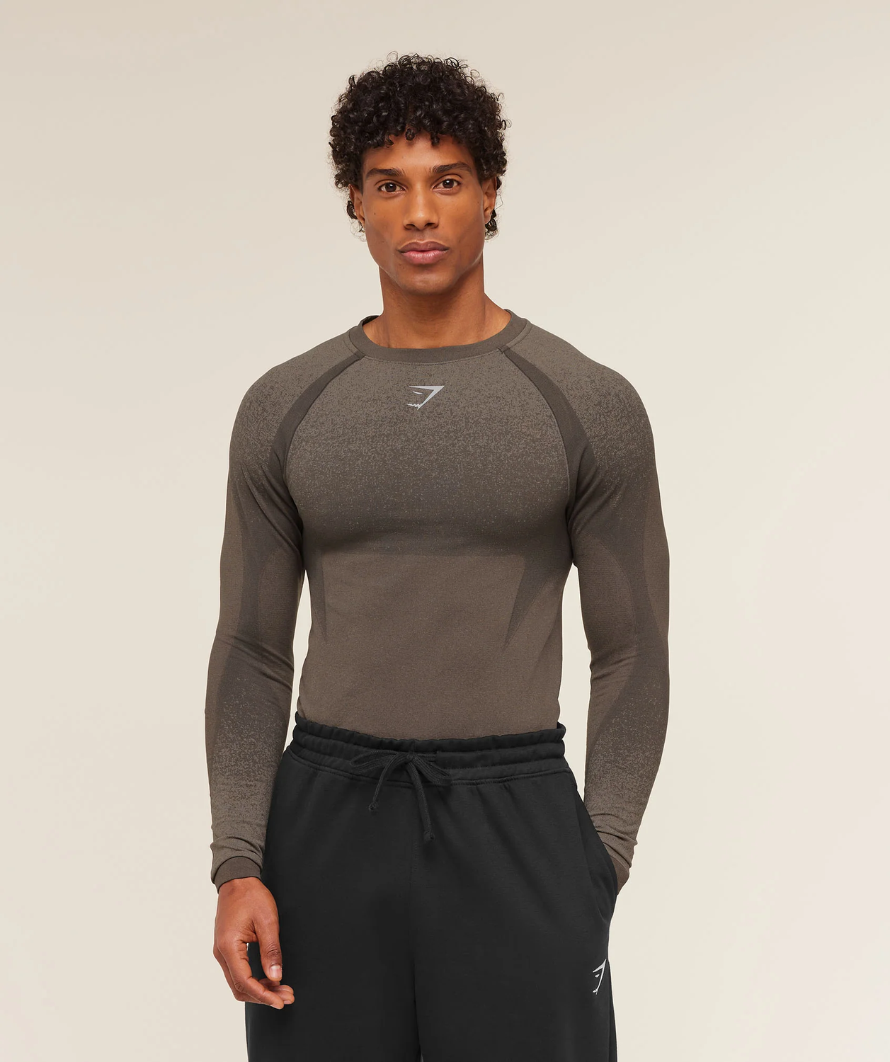 Shadow Seamless Long Sleeve T-Shirt Muscle Fit