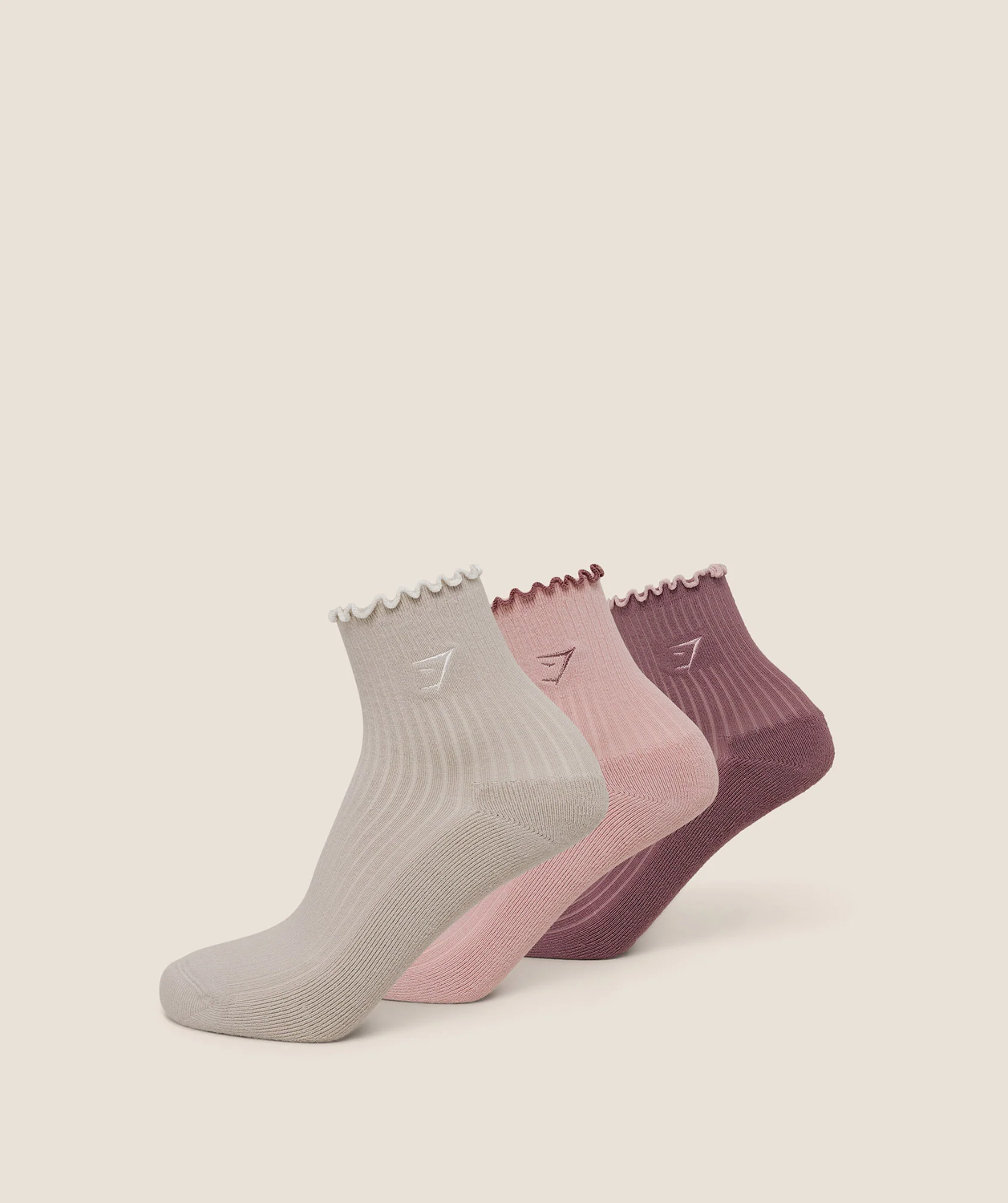 Midi Frill Socks 3Pk