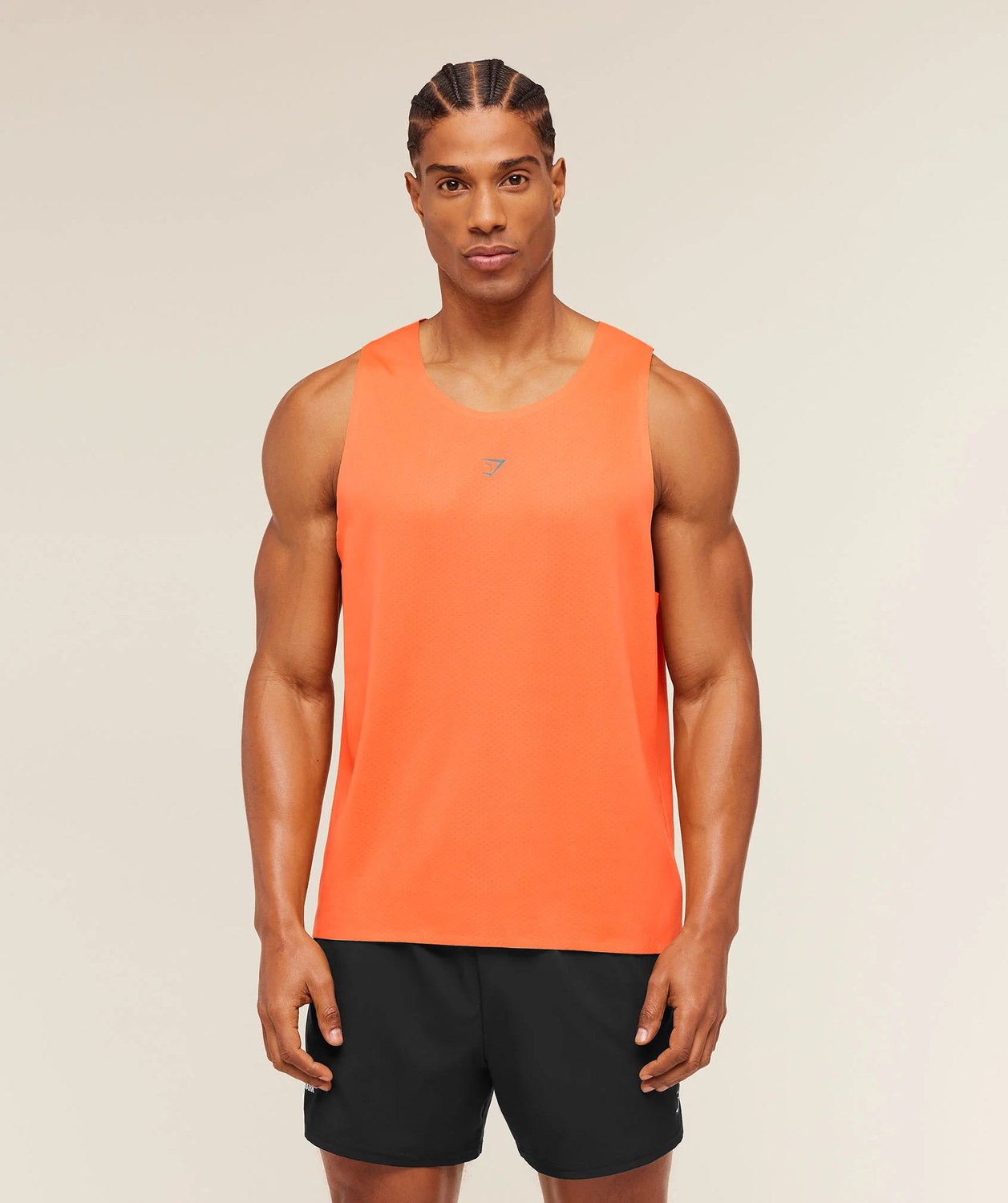 Hybrid Engineered Jacquard Tank Slim Fit